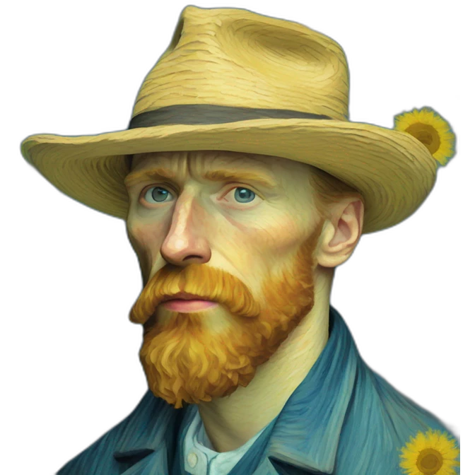 Van gogh is painting emoji