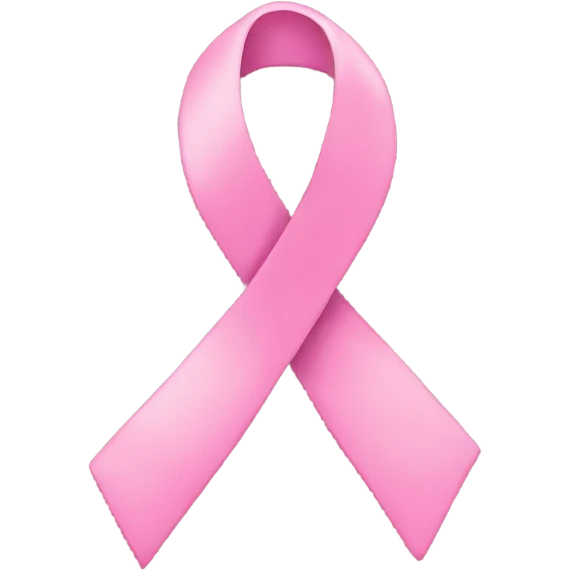 Pink ribbon emoji