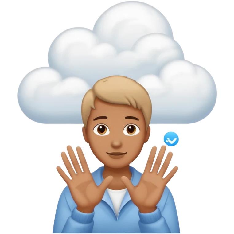 🖐✊️🫳🤛💪🦵🦶☁️ emoji