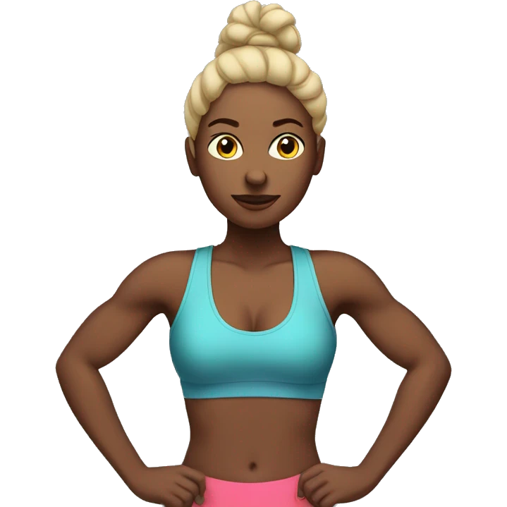 strengh excercise women emoji
