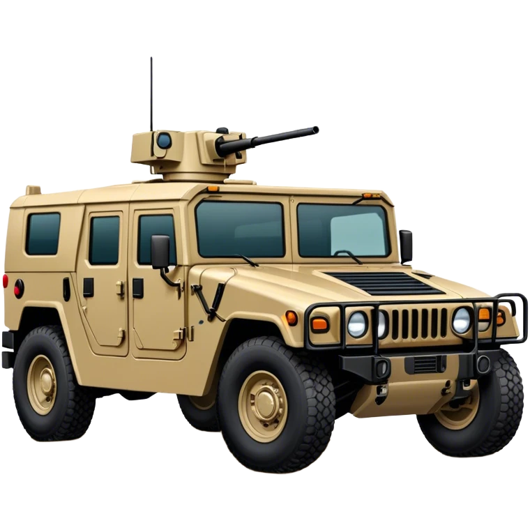 Humvee (HMMWV) (sand colour) emoji