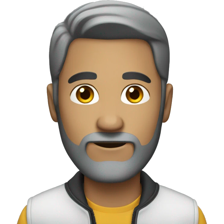 a man with a car emoji