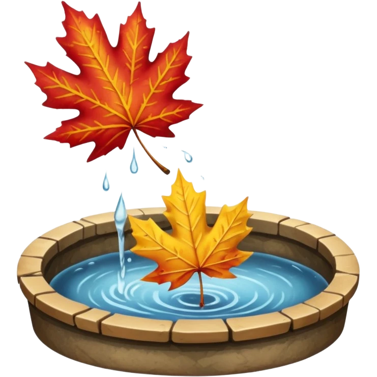 kind fällt in brunnen emoji