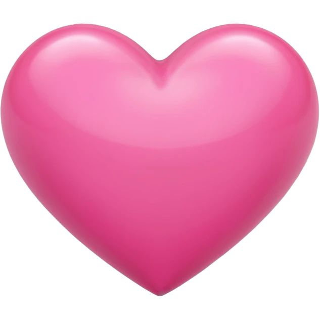 A heart that expresses a deep love for someone. With a pink style. And a 3d look emoji
