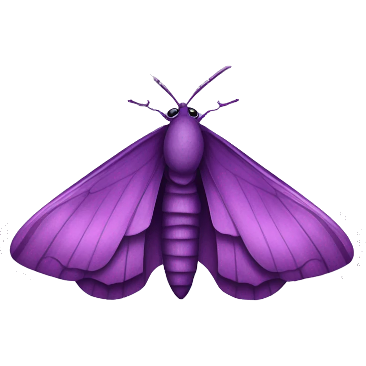 Daddy valentin purple big moth emoji