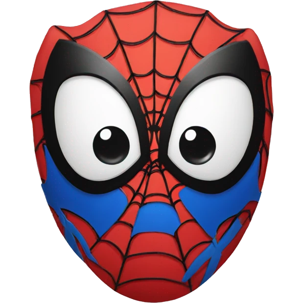 Spiderman face emoji