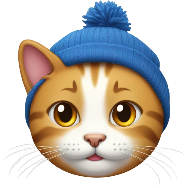 Cat with a beenie  emoji