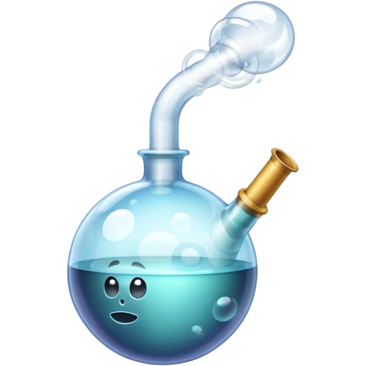 Smoking bubble pipe  emoji
