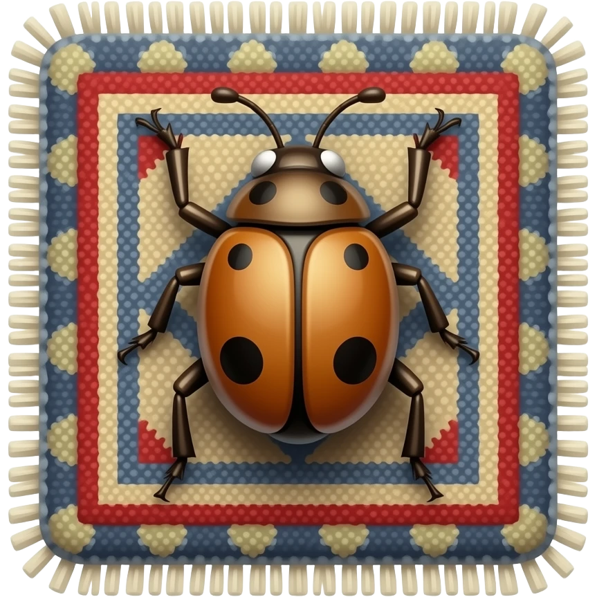 snug as a bug in a ruug emoji