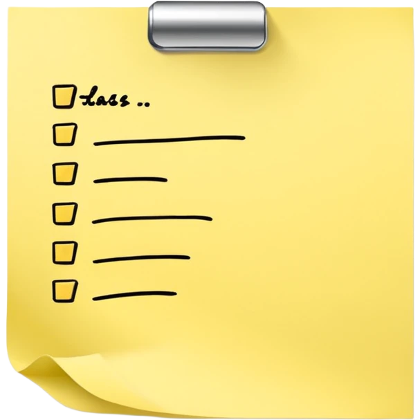 task to do or missions regarding a job role emoji