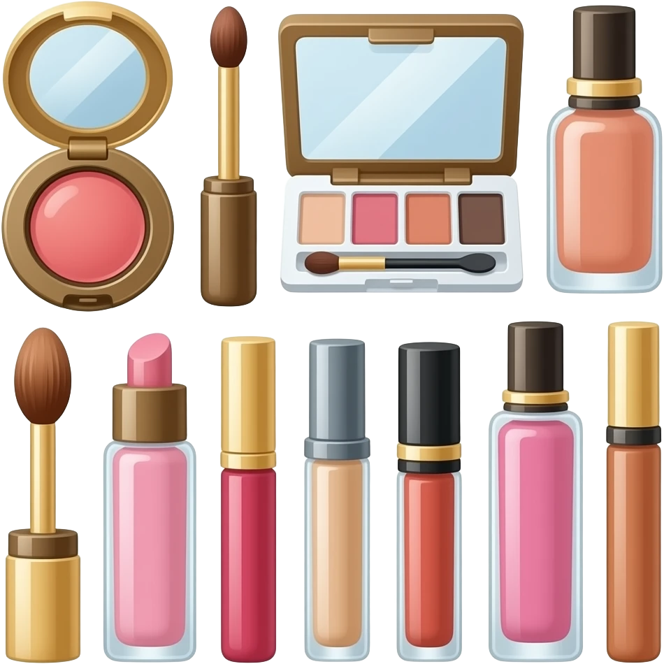 make-up collection vintage emoji
