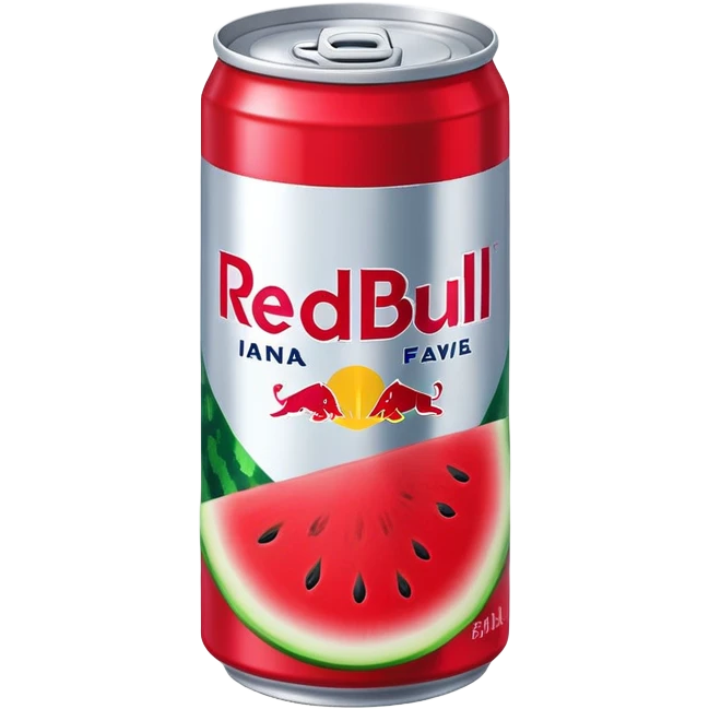 Watermelon red redbull  emoji