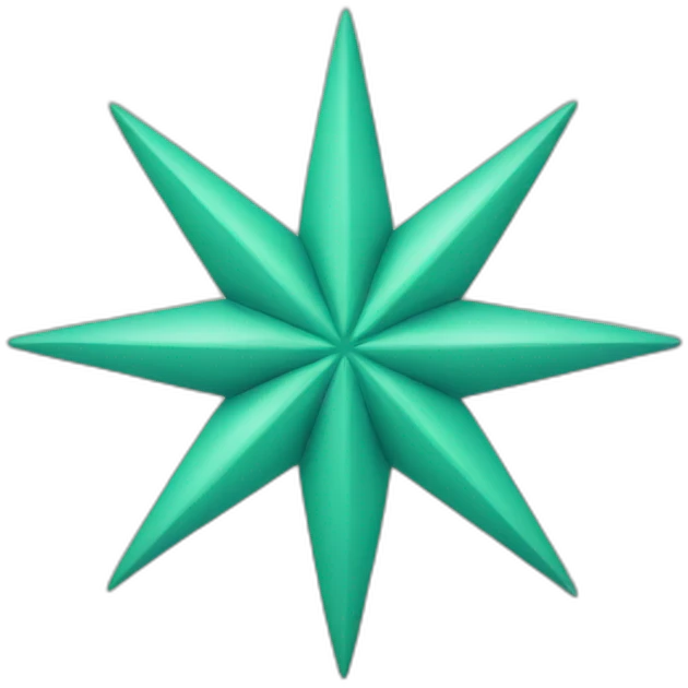 eight pointed star emoji