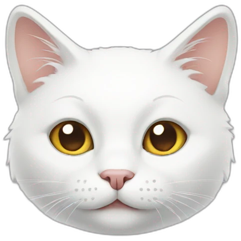 white cat emoji