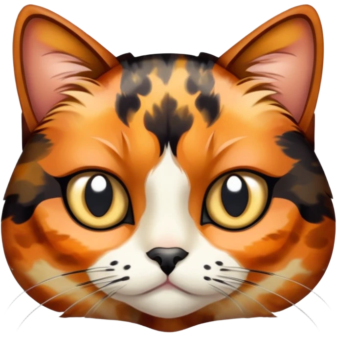 Tortoiseshell cat emoji