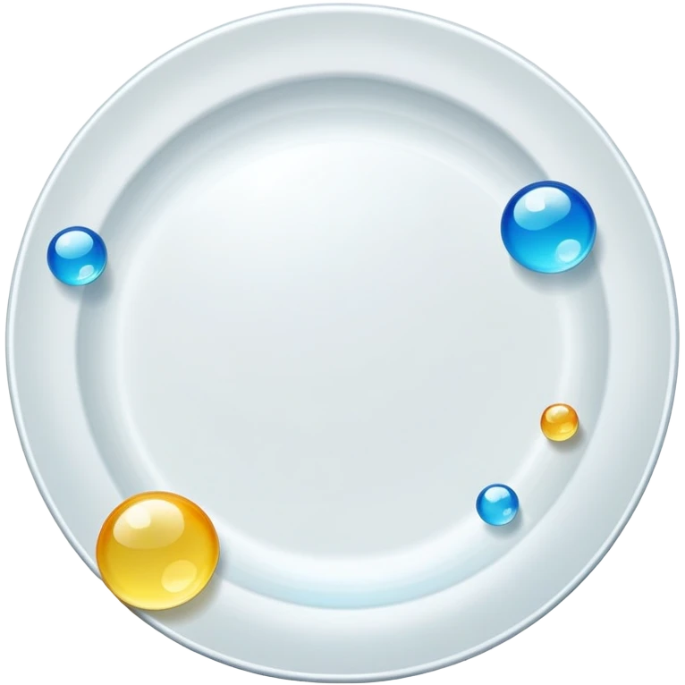 plates with bubbles emoji