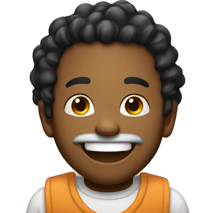 CJ with laugh emoji