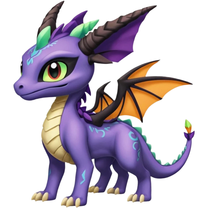 Meloetta-Raikou-Spyro-Toothless-Stitch-Fakémon-creature-hybrid emoji