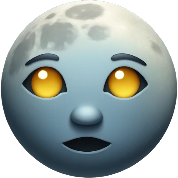 Moon face emoji