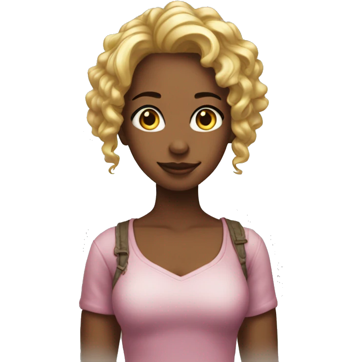 pretty cool amazing girl emoji