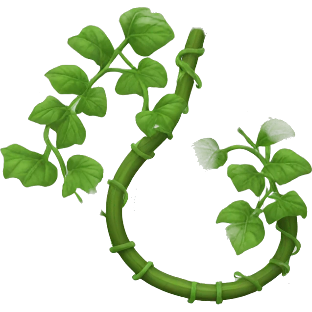long winding plant vines emoji