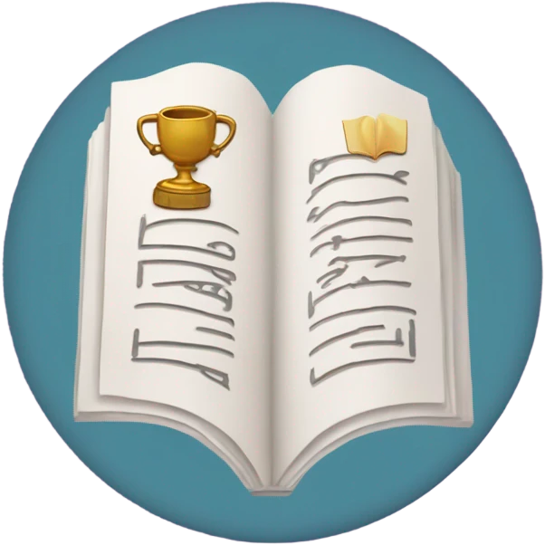 An emoji-style icon representing the hobby of learning Hindi.  emoji