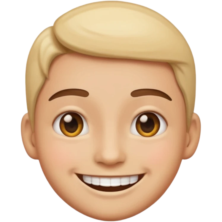Create a emoji for soory and keep smiling always. emoji