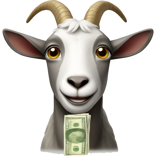 goat with money emoji