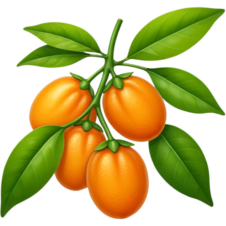 Kumquat foliage emoji