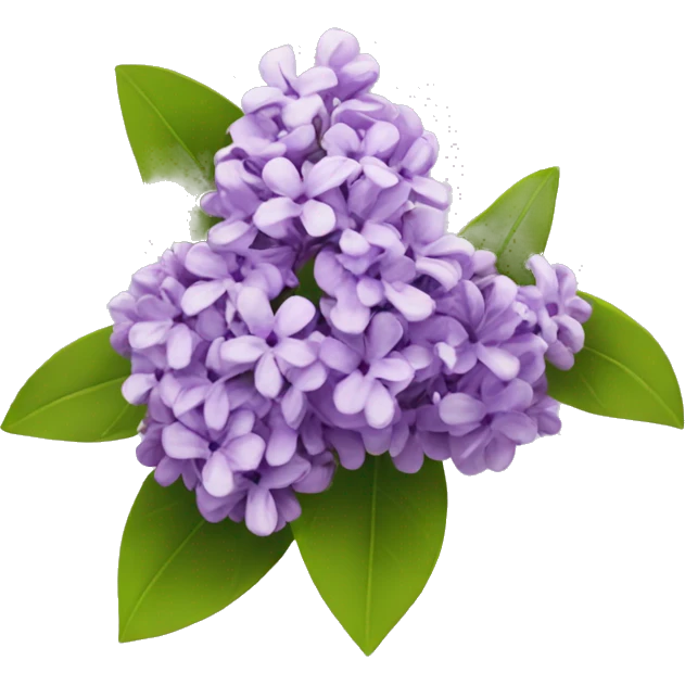 Lilac flowers  emoji