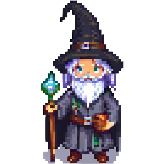 pixel art wizard emoji