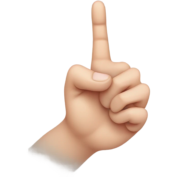 Pinky out emoji