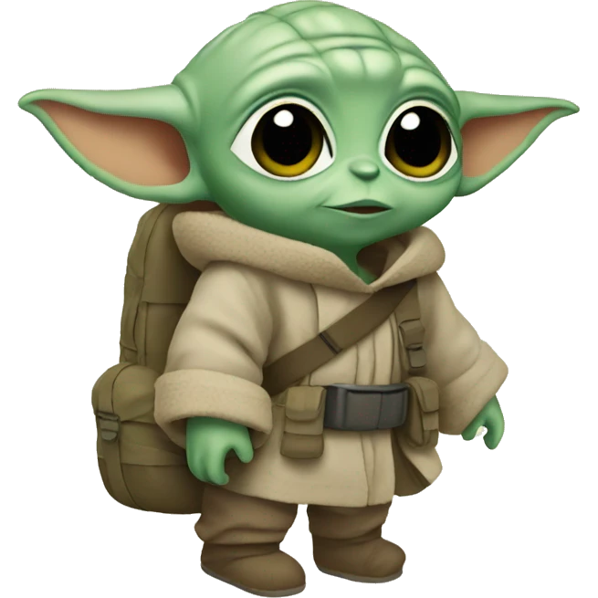 baby yoda backpacking emoji