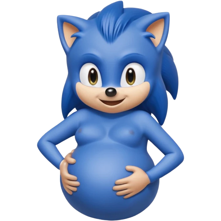 Pregnant sonic X emoji