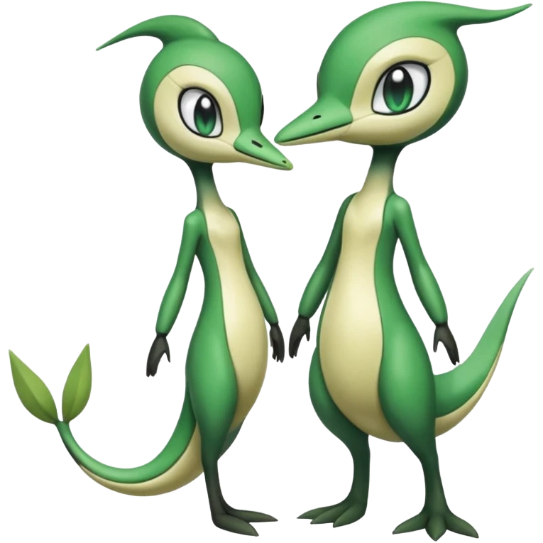 Meloetta-Snivy-Pokémon-Fakémon-creature emoji