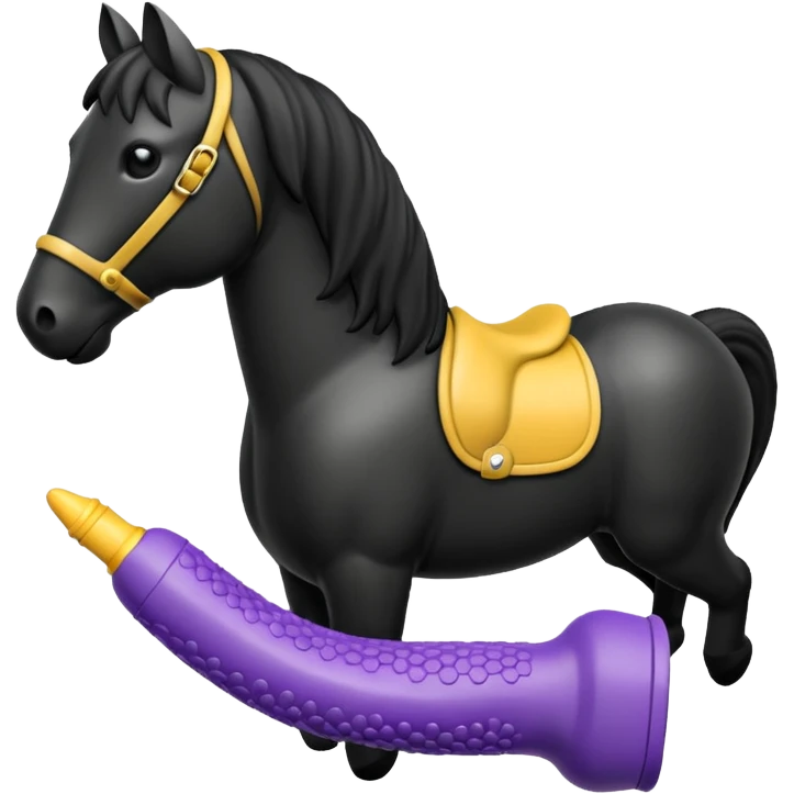 a horse dildo emoji