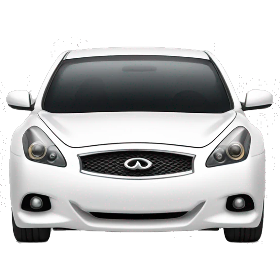 white infiniti sports car emoji