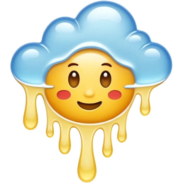 Glue in liquid emoji