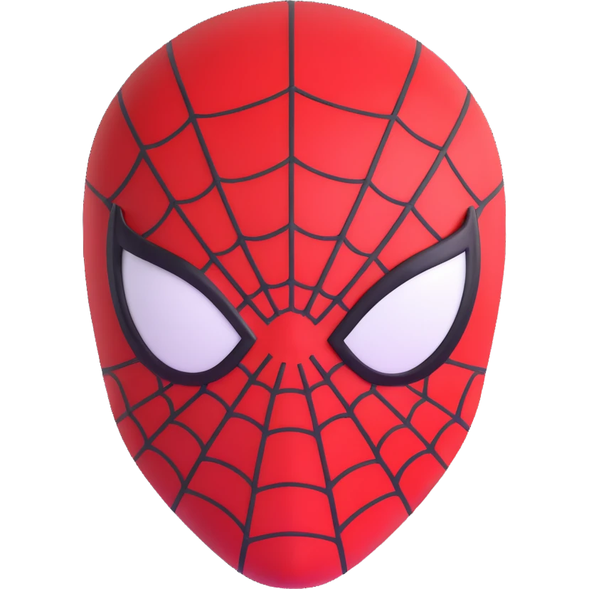Spider-Man face emoji