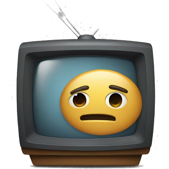 Televisión moderna emoji