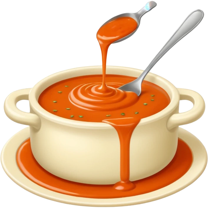 Creamela con più sugo e senza il basilico o qualsiasi cosa verde sopra  emoji