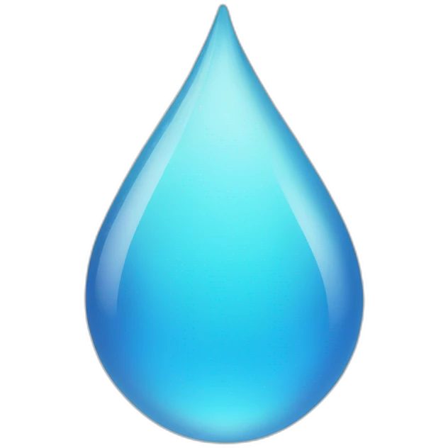 Water drop emoji