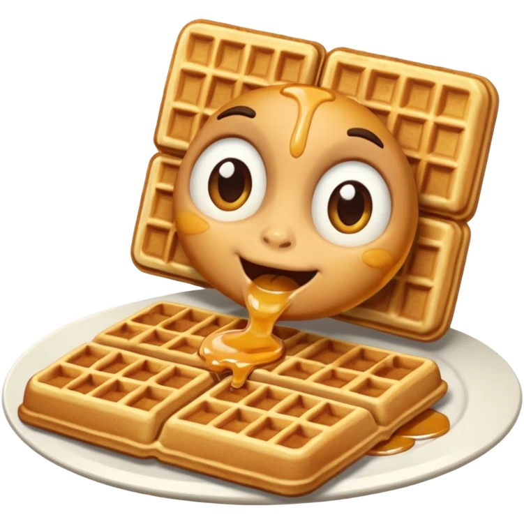 Wojak with waffles emoji