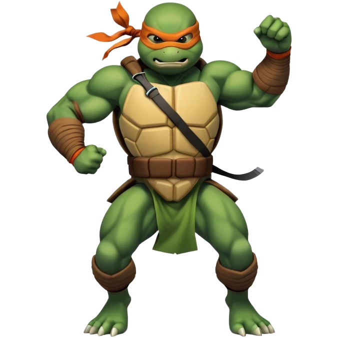 green masked ninja turtle emoji