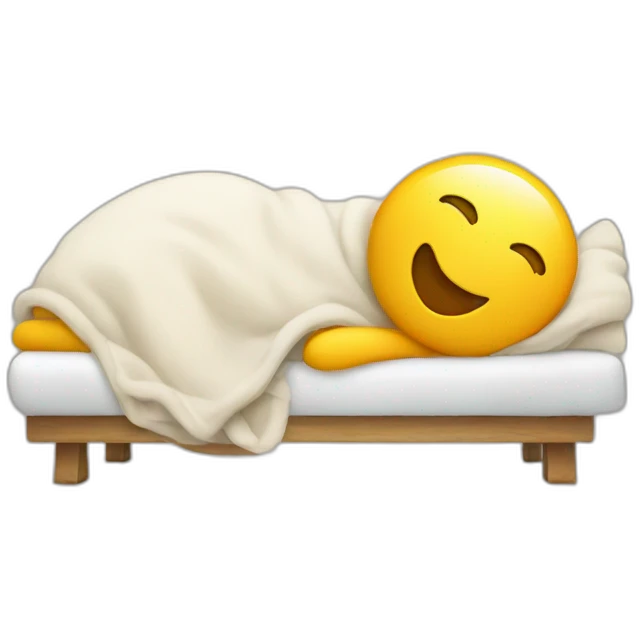 smiley napping emoji