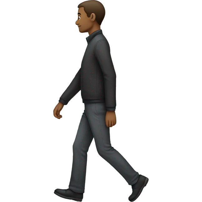Person walking away emoji