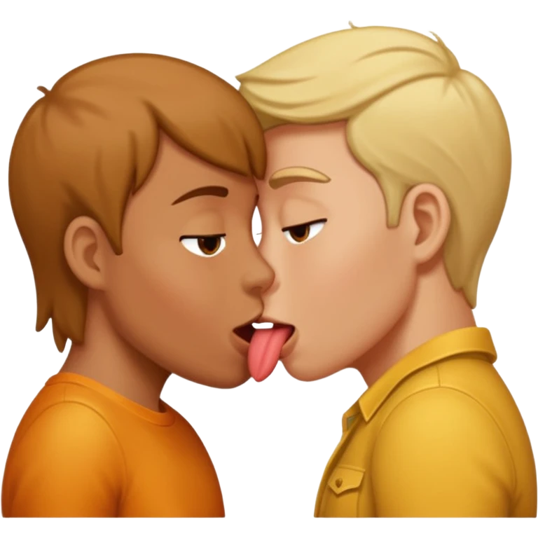 Face licking butt emoji