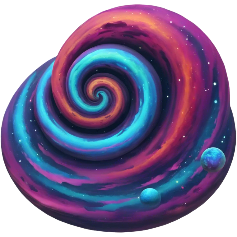 Cinematic Realistic abstract planet in space emoji