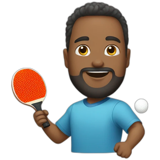ping-pong emoji