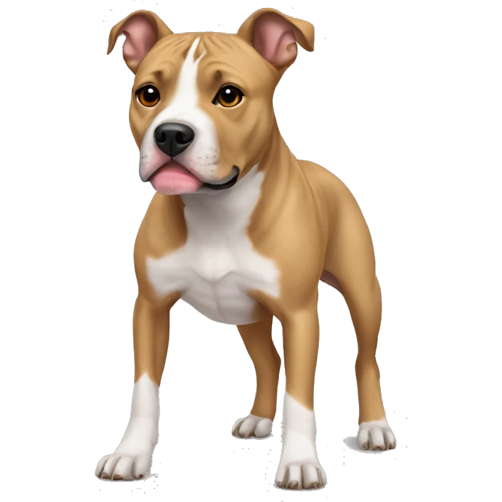 Fawn American Staffordshire Terrier emoji